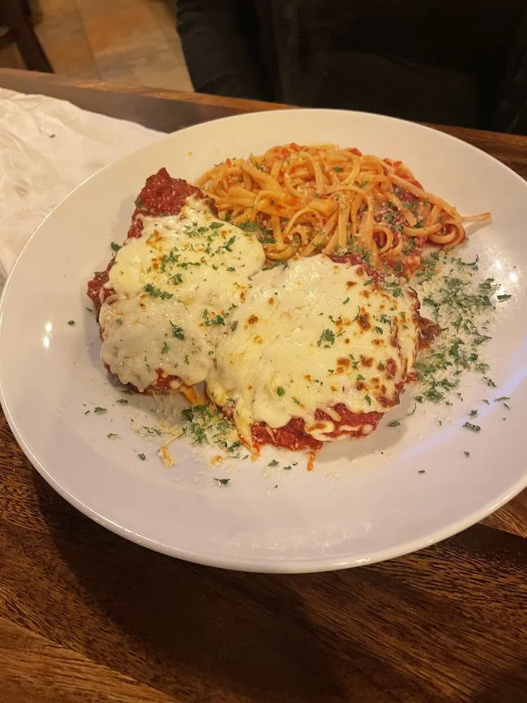 Chicken Parmesan with Spaghetti